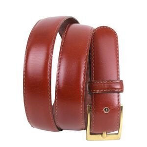 Dooney & Bourke BROWN GENUINE LEATHER 1"Wd CASUAL DRESS MEN'S BELT Sz 32/80 (t42
